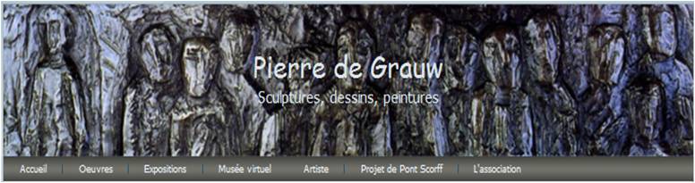 Pierre_de_Grauw_ sculpteur, website
