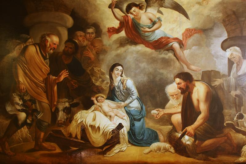 Gerard de San, De geboorte van Jezus in Bethlehem (Augustinuskerk Utrecht)