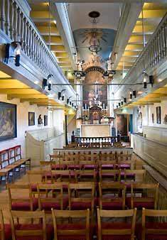 interieur van de huiskerk Ons Lieve Heer op Solder Amsterdam