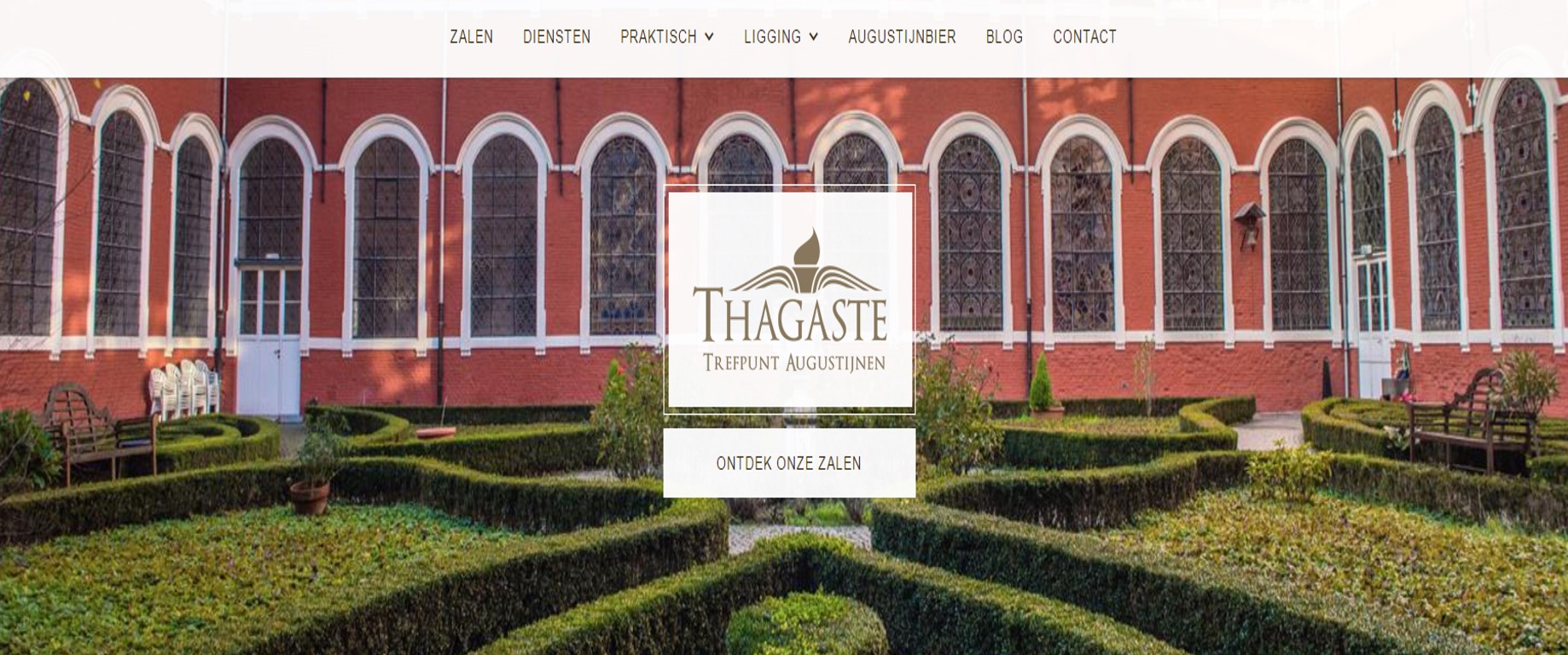 Trefpunt Thagaste - Augustijnen - website. Binnentuin van het oude St. Stefanusklooster Trefpunt Thagaste - Augustijnen - website. Binnentuin van het oude St. Stefanusklooster